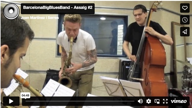 Vídeo - Assaig de la Barcelona Big Blues Band